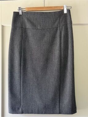 Express Gray Herringbone Pencil Skirt - Women size 4